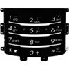 compatibile samsung KEYPADSAMD800INF-N Tastiera Keypad per Samsung D800 Inferiore Black