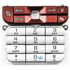 compatibile nokia RTONOK3230-R Tastiera Keypad per Nokia 3230 Red