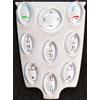 compatibile nokia RTONOK3200 Tastiera Keypad per Nokia 3200 Silver