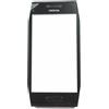compatibile nokia FRONTNOKX7-N Guscio frontale per Nokia X7 Nero + TouchScreen+Tasto Home