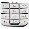 compatibile nokia KEYPADNOK6270INF-S Tastiera Keypad per Nokia 6270 Inferiore Silver