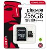 kingston SDCS-256GB Micro Sd Card 256GB Kingston classe 10 Canvas