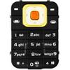 compatibile nokia RTONOK7370-N Tastiera Keypad per Nokia 7370 Black
