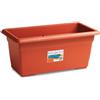 Stefanplast Fioriera cassetta rettangolare plastica (80x39x34cm) MEDITERRANEO Terracotta 84