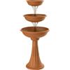 Bama CIOTOLA PER FIORI CON COLONNA TREVI Ø cm 30/40/50 - terracotta