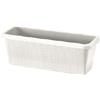 Bama FIORIERA RETTANGOLARE PAGLIA cm 50x20x17,5 lt.8,7 - panna