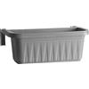 BAMA BALCONETTA RETTANGOLARE RONDINE cm 50x20xh.18,5 - lt.11 grigio