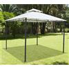 PAPILLON TELO TETTUCCIO COPERTURA DI RICAMBIO PER GAZEBO 3X3MT FALESIA + CUSPIDE 85X85 CM