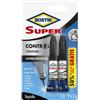 Bostik ADESIVO CIANOCRILATO SUPER CONTROL gr. 3 - blister 2 pz Q.TA 24