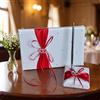 Guestbook Matrimonio con Penna Decorato per Ricevimento, Sposi
