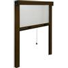 Kasart ZANZARIERA A RULLO VERTICALE PER PORTA/FINESTRA cm 140 x 250 - marrone ral 8017