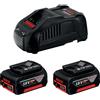 BOSCH-B KIT BATTERIE GBA 18V+CARICABAT GAL 1880 CV