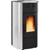 Extraflame Nordica TERMOSTUFA A PELLET RAFFAELLA IDRO H15 18,1 kW - colore grigio luce