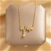 WLP Collana da donna catena da donna battito cardiaco flash onda bigiotteria regalo