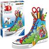 Ravensburger - Puzzle 3D, Portapenne Sneaker Super Mario Edition, per Adulti e B