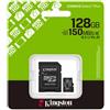 KINGSTON Scheda Micro SD 128GB Canvas Select Plus Gen3 150MB/s A1 KINGSTON SDCS3/128GB
