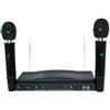 Kit Coppia Microfoni Professionali Wireless Centralina VHF AT-306 Canto