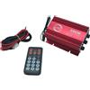 Amplificatore Audio 500W 12V Bluetooth USB 2CH Stereo Auto Remoto