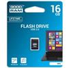 Goodram Pendrive UPI2 16GB USB MINI 2.0 blk - retail blister - UPI2-0160K0R11