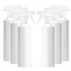 McKLords - Confezione da 6 bottiglie di plastica vuote per acqua spray per la pulizia da 500 ml - Bottiglie spray vuote per giardinaggio e pulizia della casa - Nebbia ricaricabile industriale