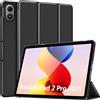 Cover per Xiaomi Redmi Pad 2 Pro 12,1 Pollici 2025, Nero
