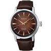 Seiko Orologio Seiko Presage Cocktail Whiskey Mist HCB003J1 Watch Pelle Marrone Automa