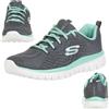 Skechers Graceful Get Connected Scarpe Da Fitness Donna Leggere Grigie