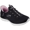 Skechers Donna Slip-Ins Summits Dream Chaser Sneakers 150284 Nero Malva