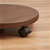 Carrello portavasi con ruote, supporto per piante rotondo 30 cm, per vasi