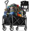 relaxdays Carrello a mano pieghevole Carrello da trasporto Carrello da giardino 100 kg