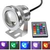 Faro Faretto COB LED RGB 10W 12V Esterno Waterproof con Telecomando