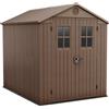 Keter Darwin casetta marrone capanno box da giardino porta utensili varie misure
