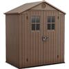 Keter Darwin casetta marrone capanno box da giardino porta utensili varie misure