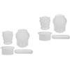 2 Sets Stampo Per Lampada Cherosene Fatto Mano Lampade Olio Antica in Silicone