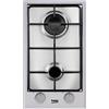 Beko Piano cottura gas 2 zone Hdcg 32220 Fx Inox (30cm)