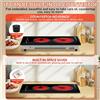 VELPAX Vetroceramica Piano Cottura Elettrico 2 Fuochi 3000 W Piastra Induzione Touch