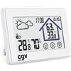 Cgv Stazione meteo wireless - CGV - MY METEO-1BM - Controllo touch - Orologio e