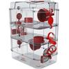 Zolux Gabbia ZOLUX Rody3 trio a 3 piani - Per criceti, topi e gerbilli - L 41 x