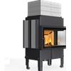 Kratki Camino ad accumulo KRATKI NORRA destra 9,9 kW Ø 200 - set con accumulo di