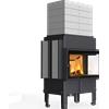 Kratki Camino ad accumulo KRATKI NORRA destra 9,9 kW Ø 200 - set con accumulo di
