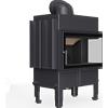 Kratki Camino ad accumulo KRATKI NORRA destro 9,9 kW Ø 200 rivestimento nero