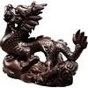 Drago Statua Artigianato in Legno Di Arredamento Della Scrivania