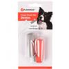 40 Winks Flamingo Set 2 Spazzolini Dito Pulizia Denti Animale Domestico Igiene