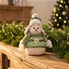 Statuina di Pupazzo di Neve Morbido Pupazzo di Neve di Peluche Delicato