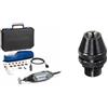 Dremel 3000-1/25 EZ Kit Multiutensile con Cavo, 130 Watt, 1 Complemento, 25 Accessori + Dremel 4486 Mandrino Autoserrante da 0.4 mm a 3.4 mm