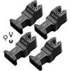 VEVOR Set da 60 Lame per Utensile Oscillante con Denti Giapponesi, Lame Universali per Multiutensile a Rilascio Rapido, per Legno, Plastica e PVC, Compatibili con DeWalt, Milwaukee, Bosch e Craftsman