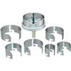 Connex COXT976310 - Set di 7 seghe a tazza per legno in acciaio al carbonio, H20 mm, 26-63 mm