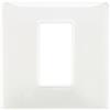 Vimar 14641.41 Serie piatto Placca 1M Reflex neve, Bianco, 8 x 8 x 0.5 cm