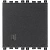 Vimar Serie Arke - Pulsante 1 polo no 10a 2 moduli morsetti automatico grigio