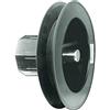 Schellenberg 81000 Puleggia per tapparelle avvolgibili Mini, Antracite, per alberi ottagonali da 40 mm, diametro 10 cm, si adatta alla larghezza della cinghia di 14 mm